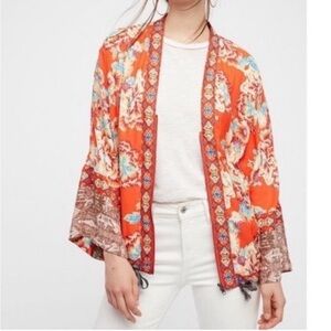 Free People Wildflower Kimono Jacket
